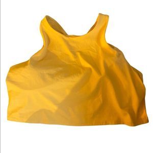 Athleta D-DD Conscious Crop Powervita 3X NWT Abyssinian Yellow​